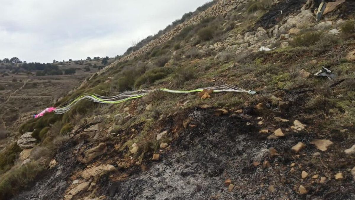 Dos personas mueren en un accidente de avioneta en Mosqueruela (Teruel)