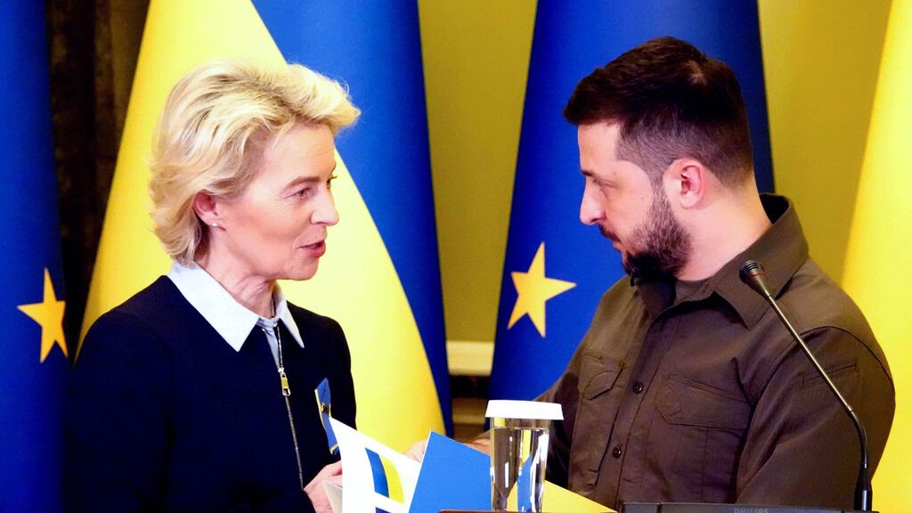 Visita de Von der Leyen y Borrell a Zelenski en Kiev