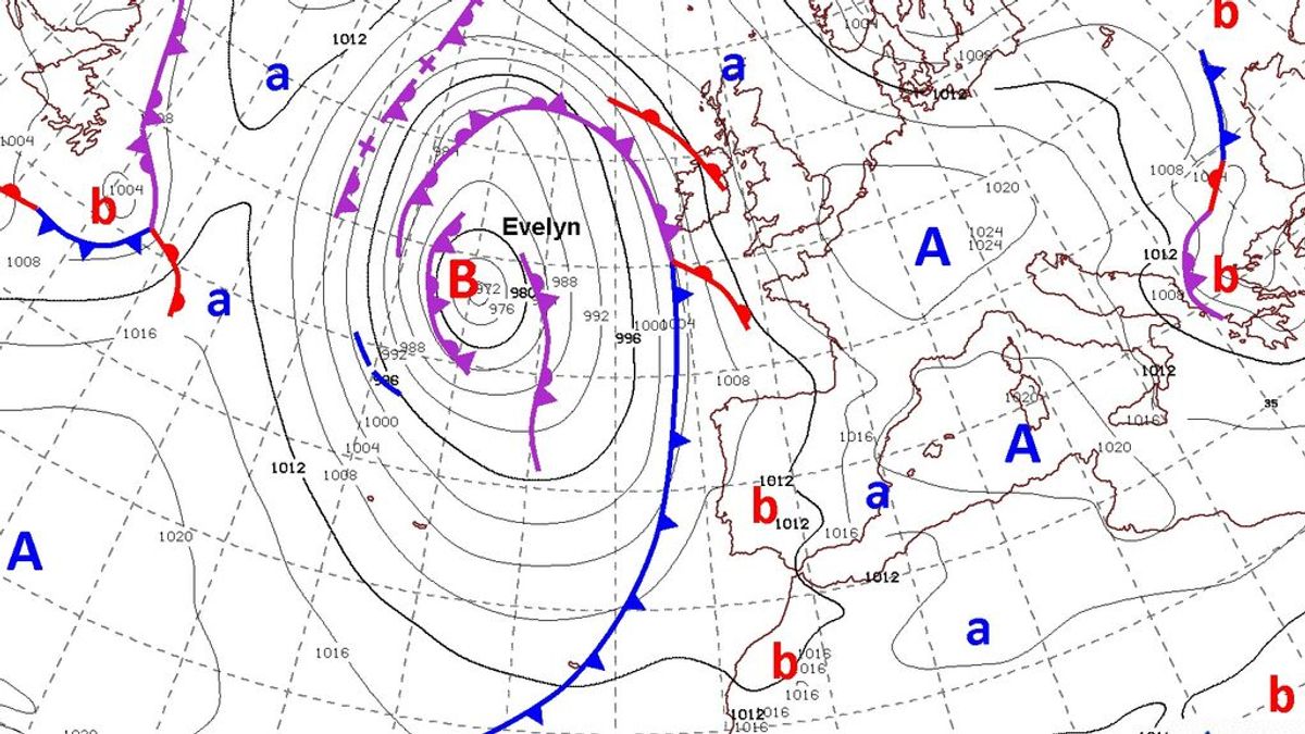 La borrasca Evelyn trae lluvias y frío a España los primeros días de Semana Santa