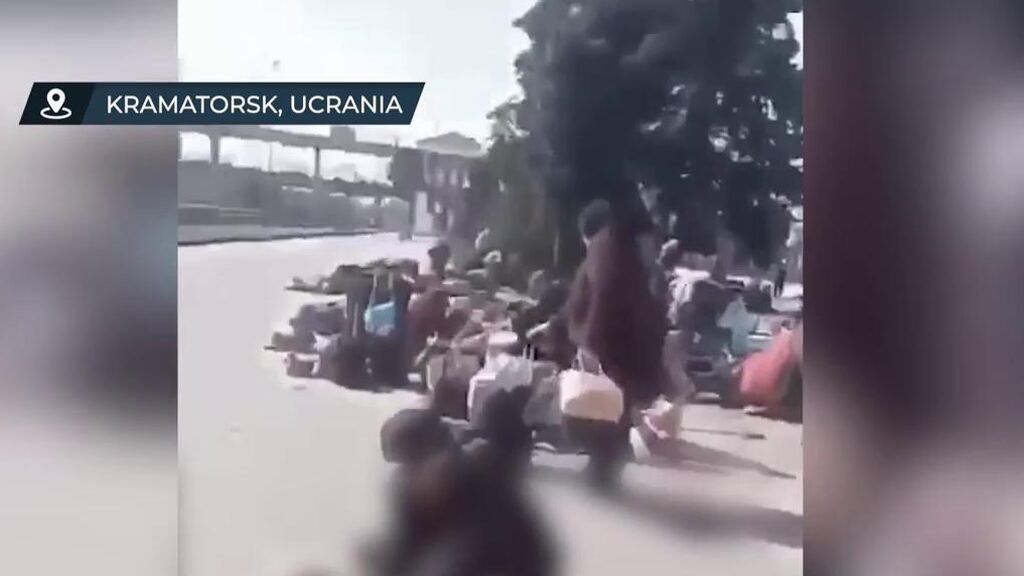 Ataque en la estación de tren de Kramatorsk