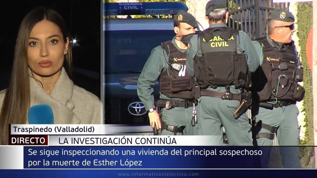Caso Esther López: continúan inspeccionando la casa de Óscar, el principal sospechoso de la muerte de la mujer
