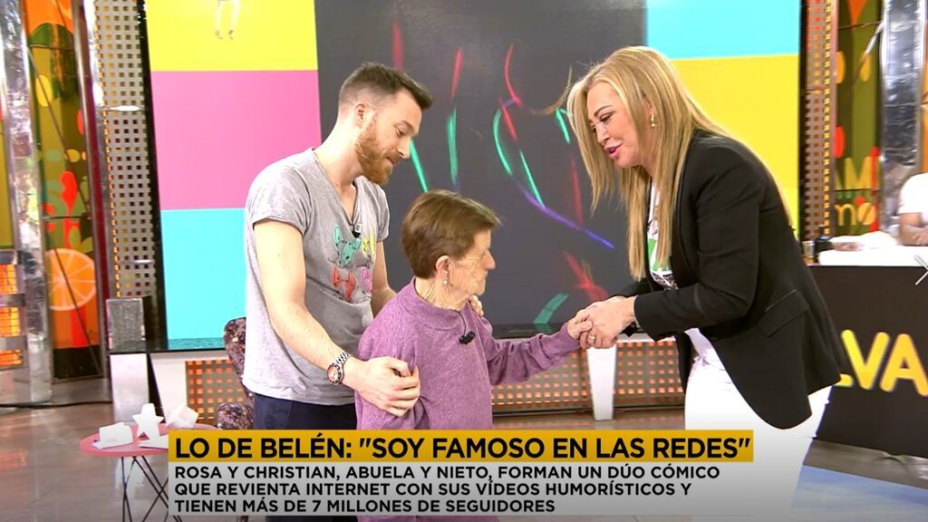 Belén Esteban se emociona en 'Lo de Belén': el bonito mensaje a la abuela más famosa de las redes de su nieto