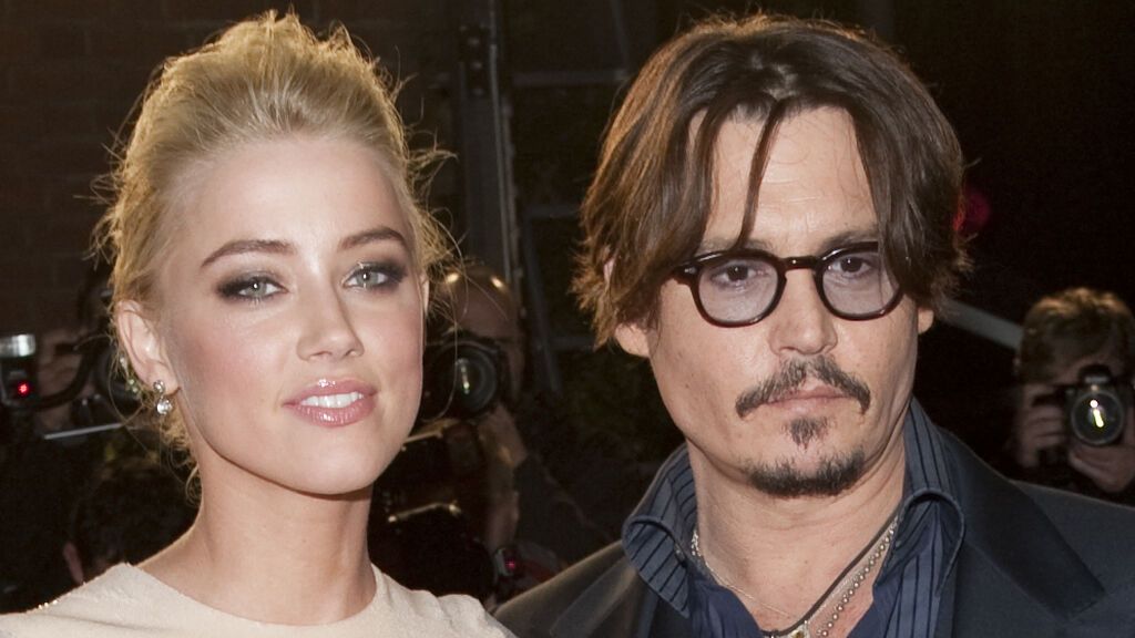Johnny Depp and Amber Heard, when they were a couple