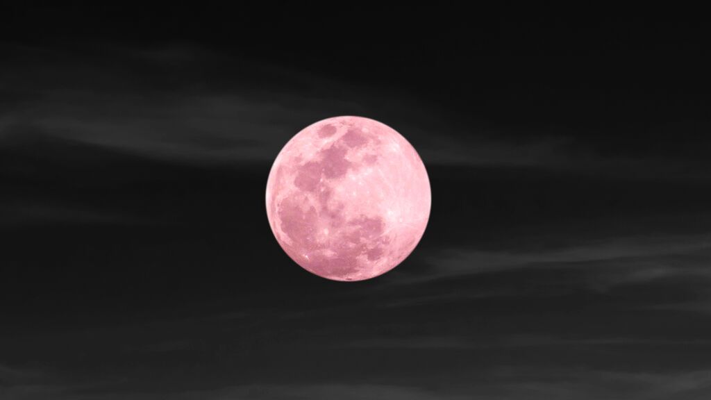 Luna Rosa: cómo y cuándo ver la luna llena de abril este fin de semana