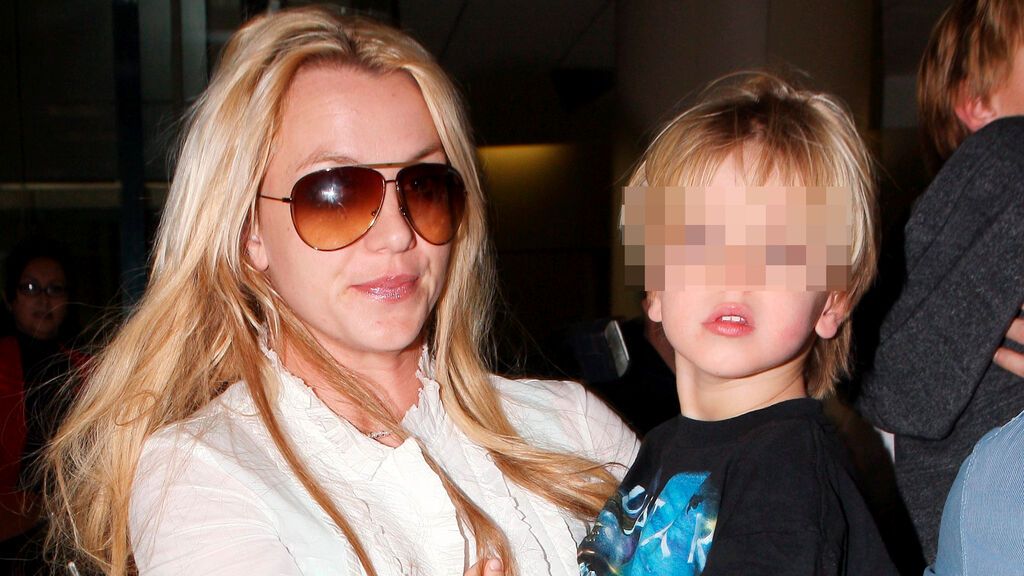 Britney y su hijo, en una foto de archivo
