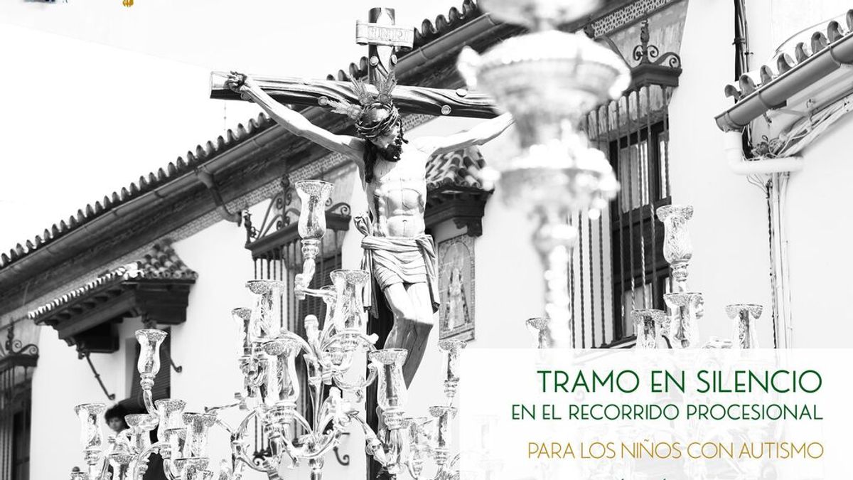 Un tramo en silencio en la procesión de la Vera-cruz en Lebrija para los niños con autismo Un tramo en silencio en la procesión de la Vera-cruz en Lebrija para los niños con autismo