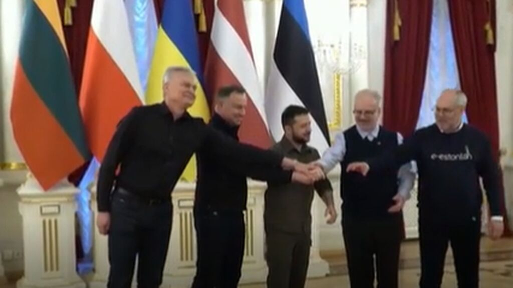Zelenski recibe a varios Jefes de Estado europeos