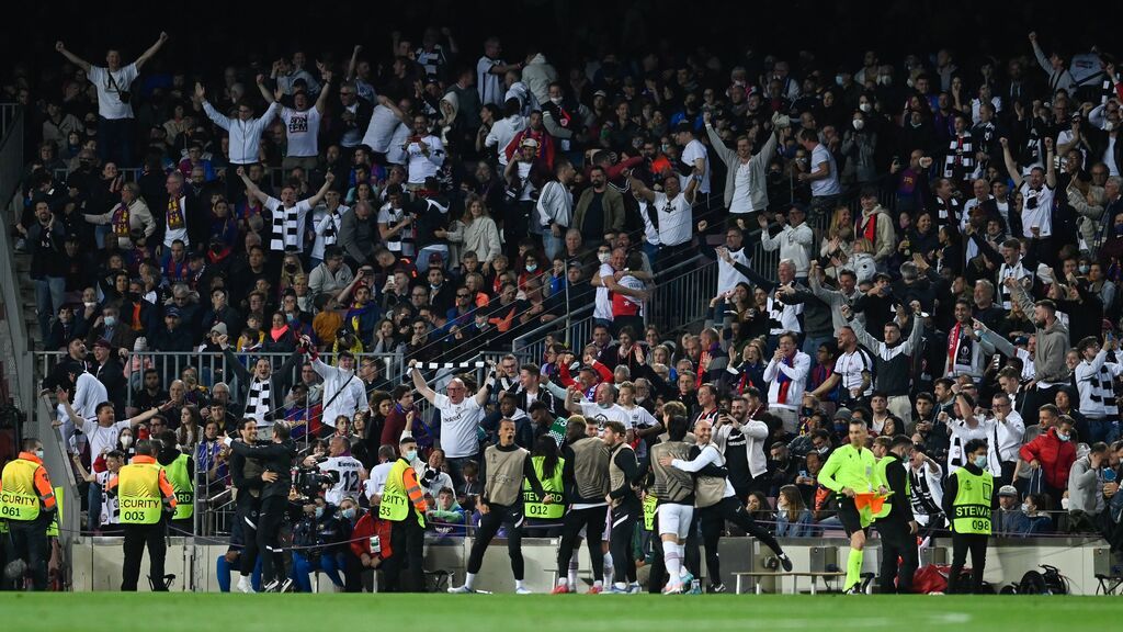 Ridículo culé en las gradas