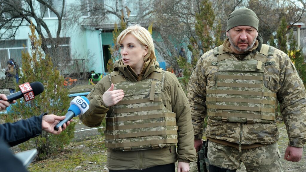 La viceprimera ministra de Ucrania, Irina Vereshchuk