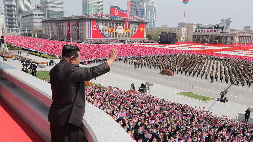 Desfile y celebración en Corea del Norte