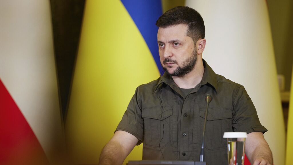 El presidente de Ucrania, Volodimir Zelenski