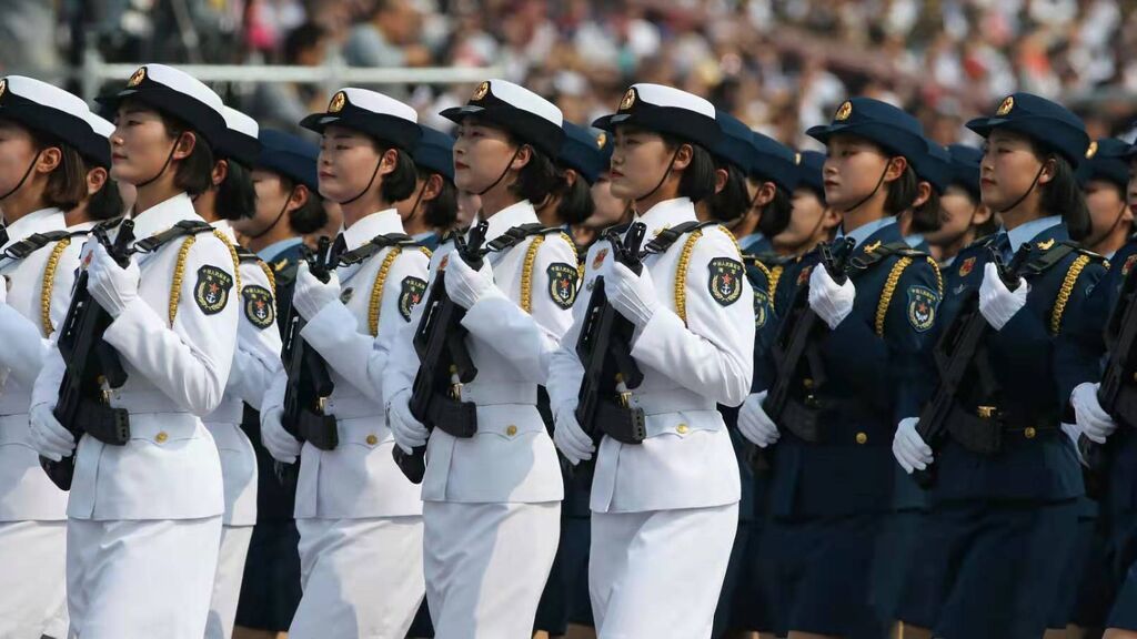 Desfile del ejército chino