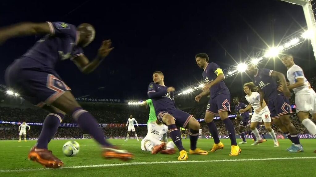 El PSG demuestra su fragilidad defensiva: gol de rebote del Marsella en un córner
