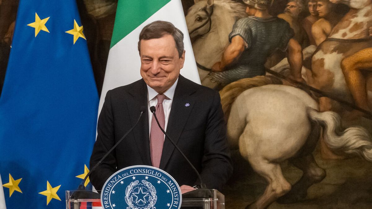 El primer ministro de Italia, Mario Draghi, positivo en covid-19 El primer ministro de Italia, Mario Draghi, positivo en covid-19