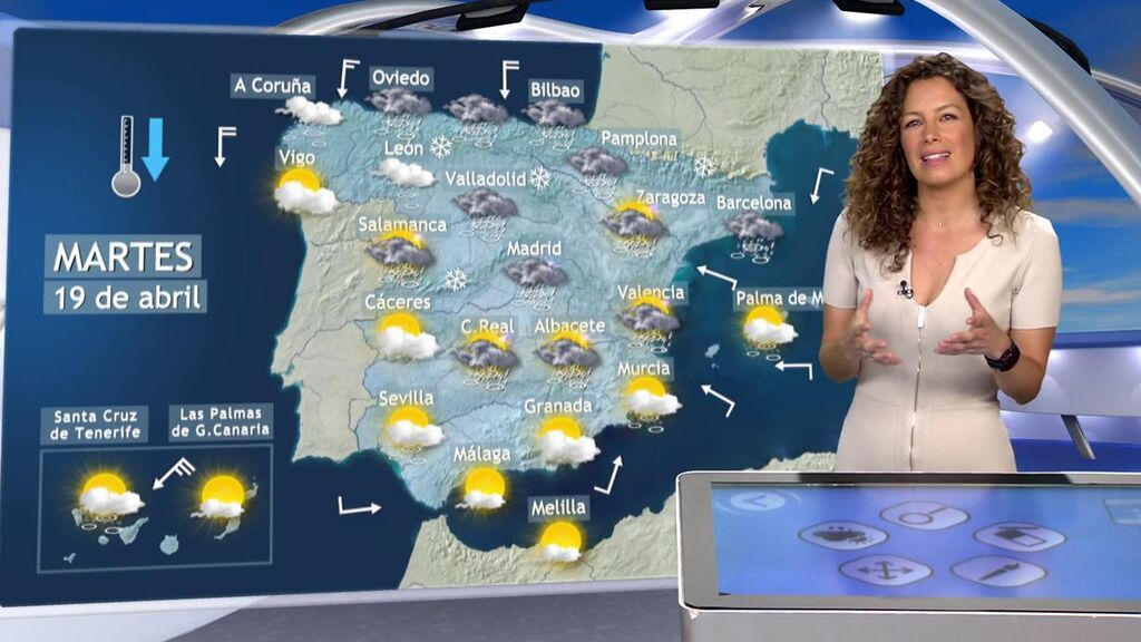Hasta 12 grados menos de temperatura por una DANA: el tiempo invernal vuelve el martes a España