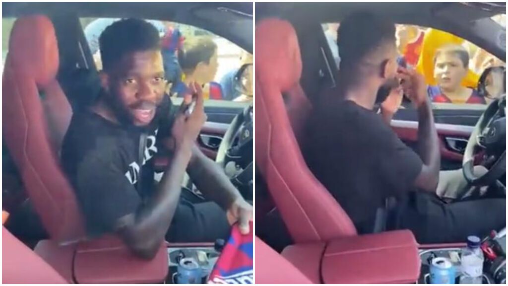 Umtiti estalla contra un niño