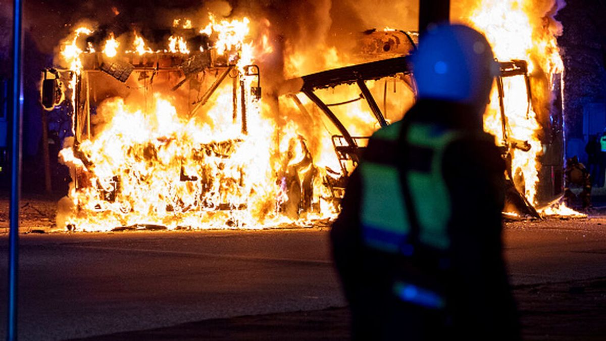 Violentas manifestaciones de la extremaderecha en Suecia Violentas manifestaciones de la extremaderecha en Suecia