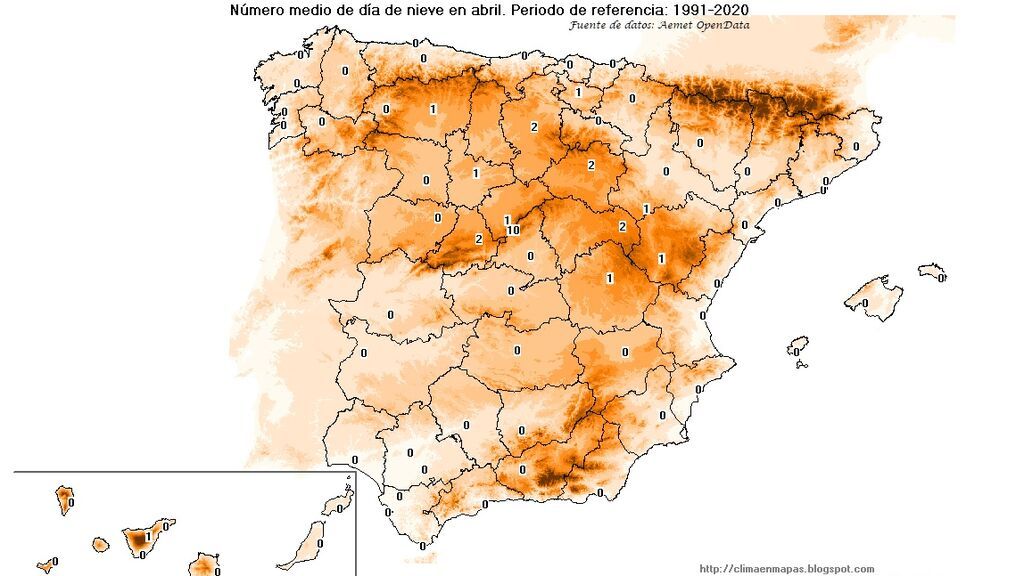 nieve abril media