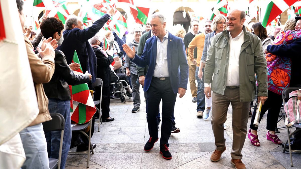 El lehendakari, Iñigo Urkullu, durante la celebración del Aberri Eguna El lehendakari, Iñigo Urkullu, durante la celebración del Aberri Eguna