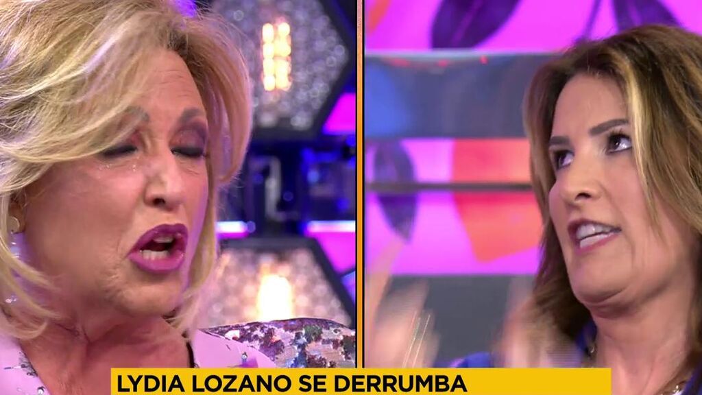 Lydia Lozano se rompe y tiene encontronazo con Laura Fa en directo