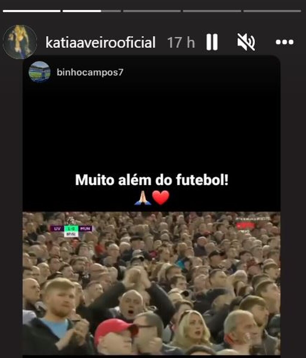 Katia Aveiro agradece el apoyo de Anfield a Cristiano Ronaldo