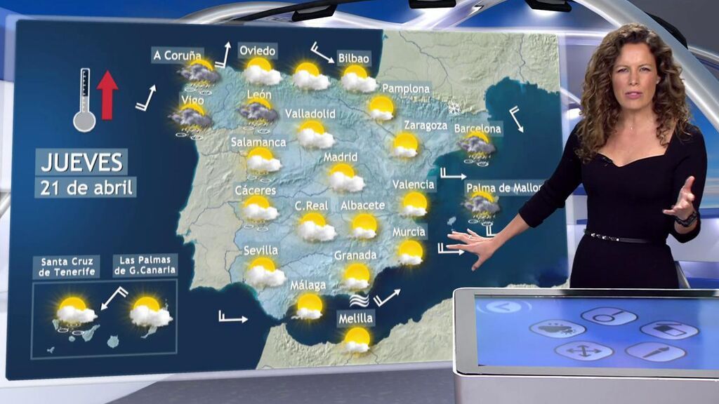 El jueves cesarán las lluvias y hará menos frío: el tiempo en España para el 21 de abril