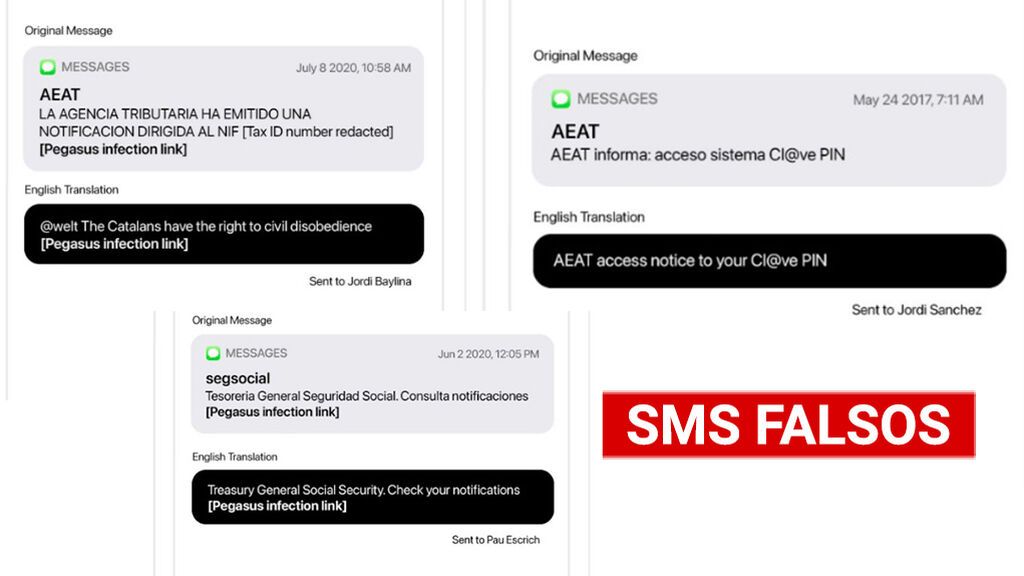 sms falsos ok