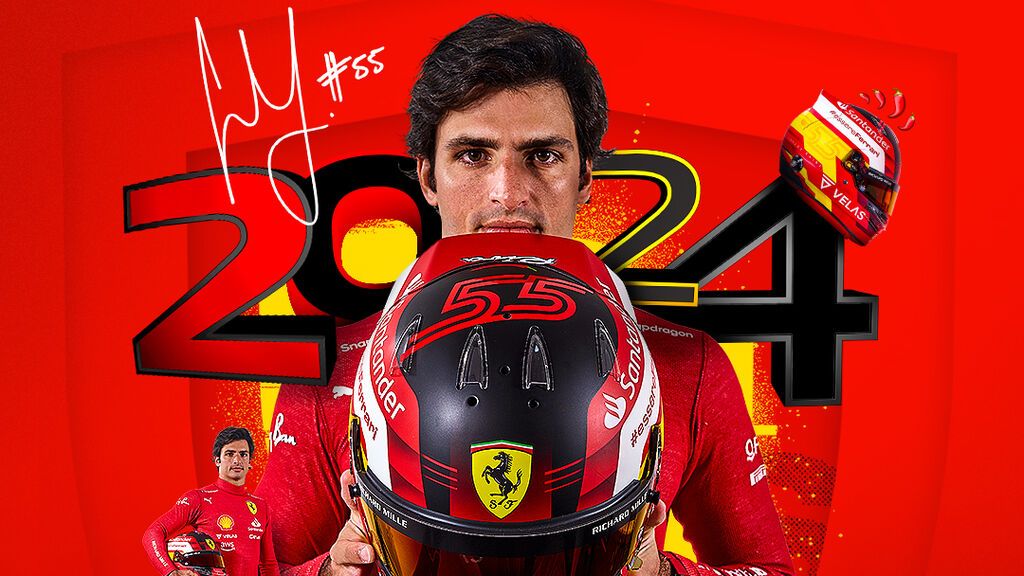 Carlos Sainz renueva su contrato con Ferrari hasta 2024: "Es un honor para mi"