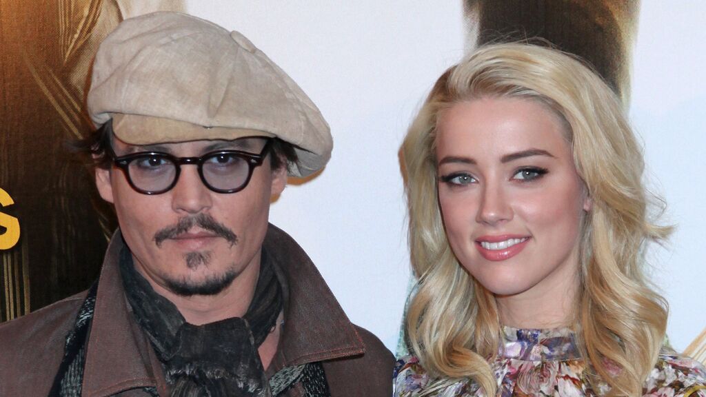 Johnny Depp y Amber Heard, en una foto de archivo