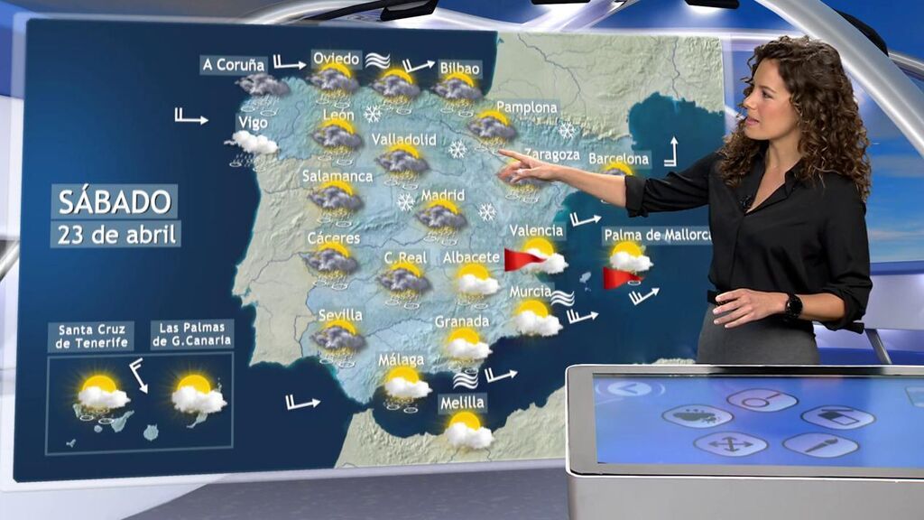 Una borrasca trae más lluvias y frío a España: el tiempo para el fin de semana