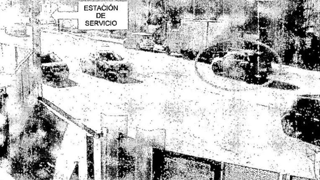 Estación de servicio donde se capta el coche de Óscar