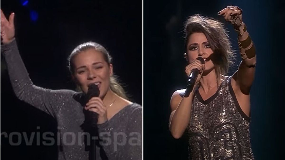 Lo que nunca has visto de Eurovisión: los ensayos de figurantes imitando a Barei o Miki