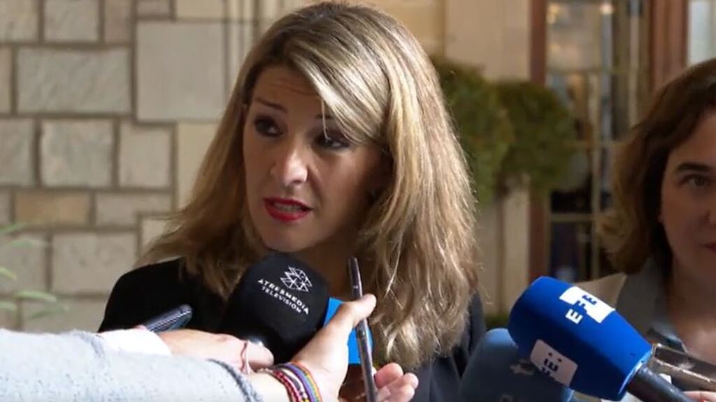Yolanda Díaz sobre el presunto espionaje en Cataluña: "La situación es grave y exige de diálogo, diálogo y diálogo"