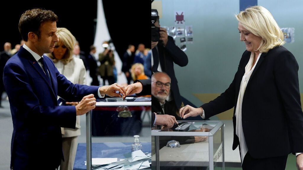 Emmanuel Macron y Marine Le Pen se disputan la presidencia de Francia este domingo