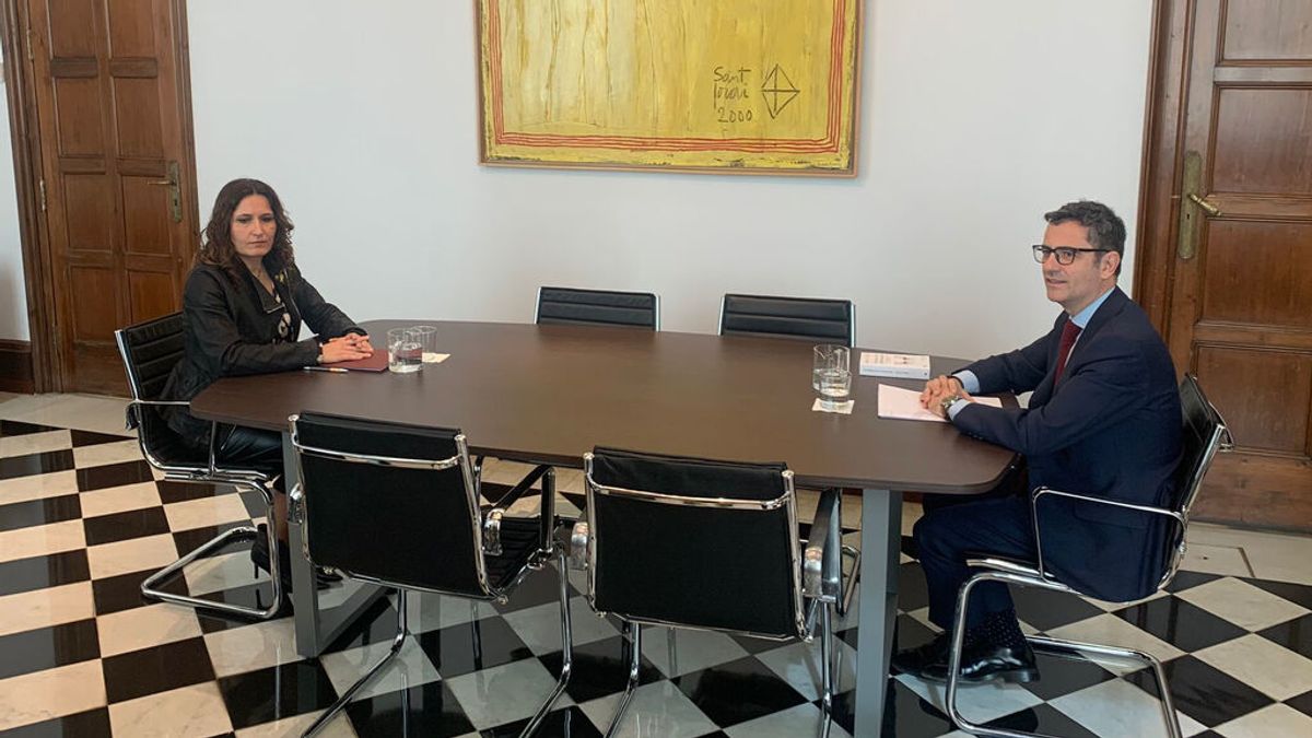 Bolaños se reúne con la Generalitat para atajar la desconfianza por el espionaje a independentistas Bolaños se reúne con la Generalitat para atajar la desconfianza por el espionaje a independentistas
