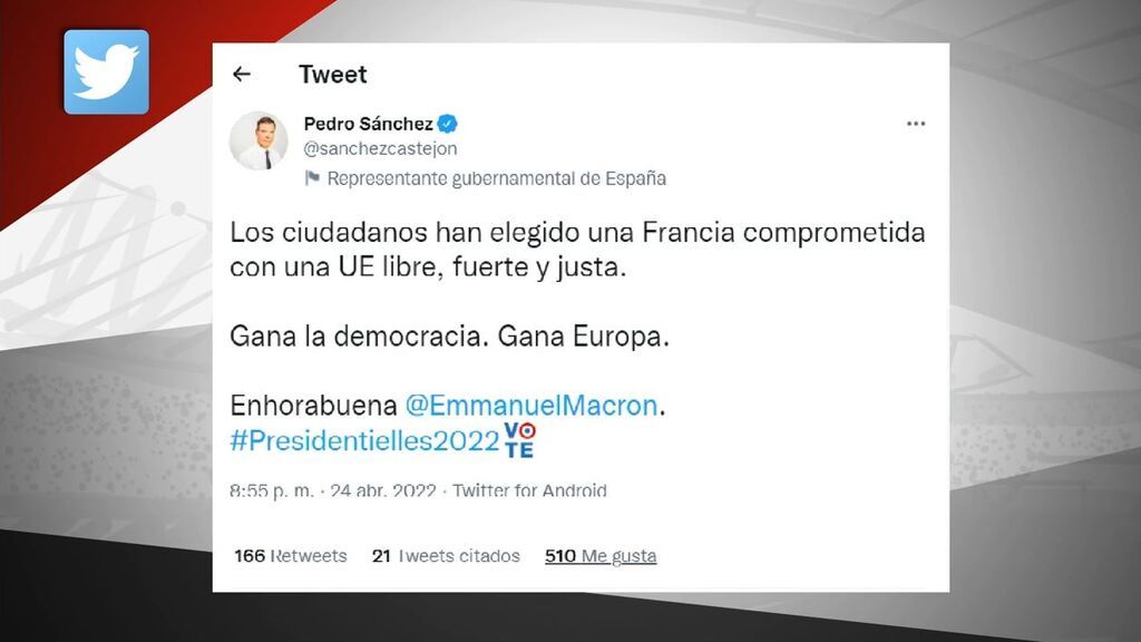 Los líderes europeosfelicitan a Emmanuel Macron tras ganar las elecciones de Francia