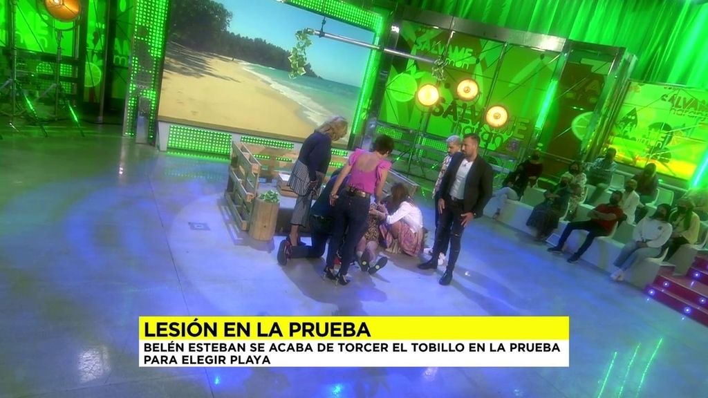 El parte dice que Belén se ha roto la tibia y el peroné