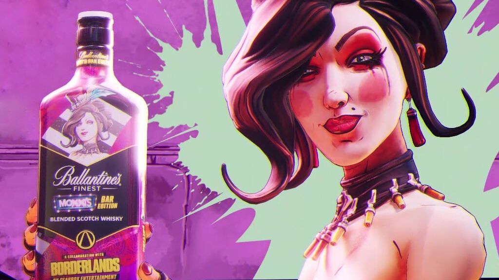 Mad Moxxi de Borderlands lanza su propio botella de whiski en la vida real