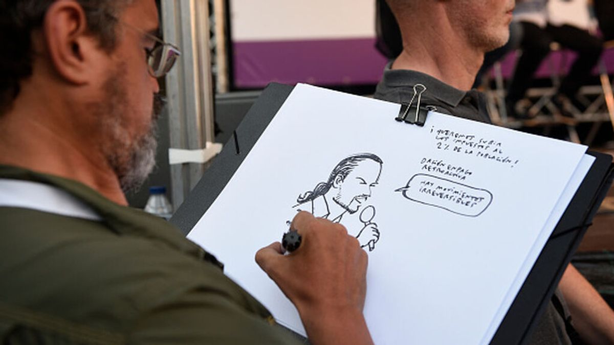 Mil euros, el precio del retrato de Pablo Iglesias que colgará en el Ministerio de Asuntos Sociales Mil euros, el precio del retrato de Pablo Iglesias que colgará en el Ministerio de Asuntos Sociales