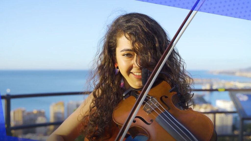 Anna Milman, 29 años, de Asturias: violinista de origen ruso ucraniano