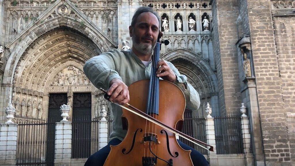 Chiki Serrano, 52 años, de Toledo: violonchelista