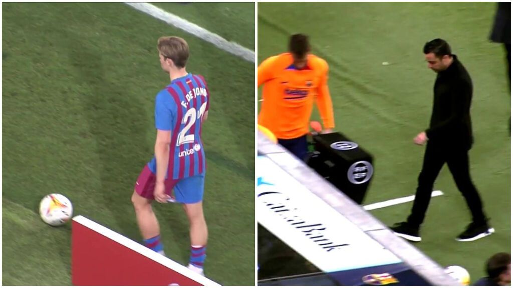 El tremendo mosqueo de Xavi con De Jong