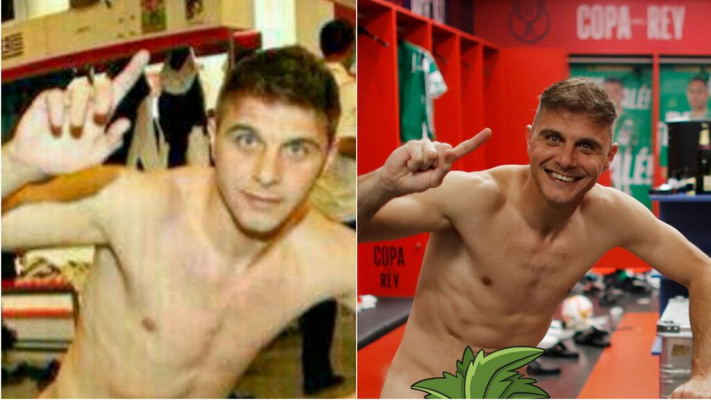 Joaquín rememora su foto desnudo con la Copa del Rey 17 años después
