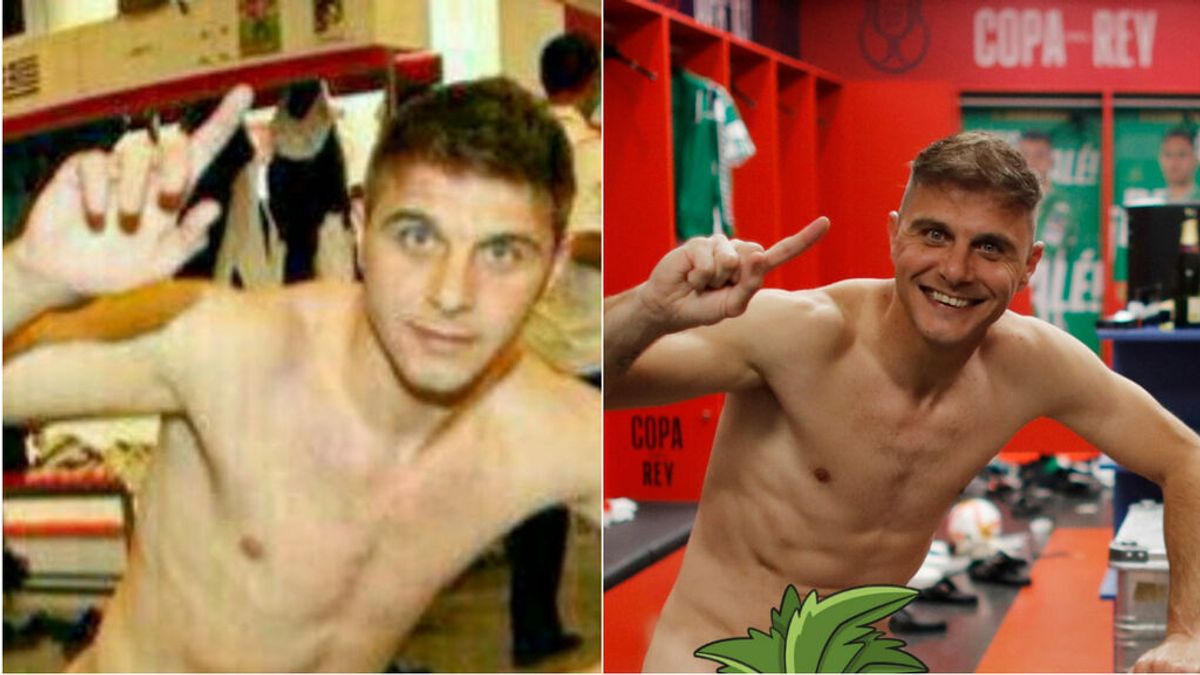 Joaquín rememora su foto desnudo con la Copa del Rey 17 años después