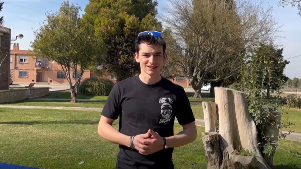 Diego Solans, 22 años, de Huesca: bicicleta 'freestyle'