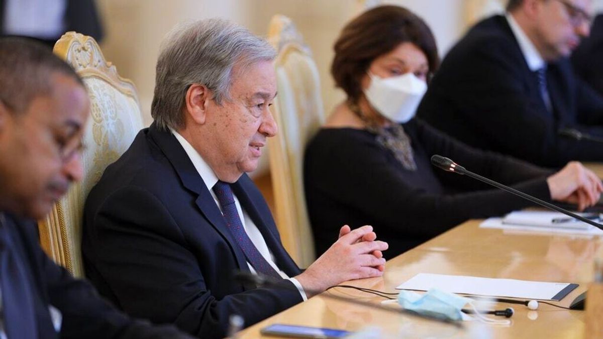Guterres llega a Ucrania para reunirse con Zelenski tras visitar a Putin en Moscú Guterres llega a Ucrania para reunirse con Zelenski tras visitar a Putin en Moscú