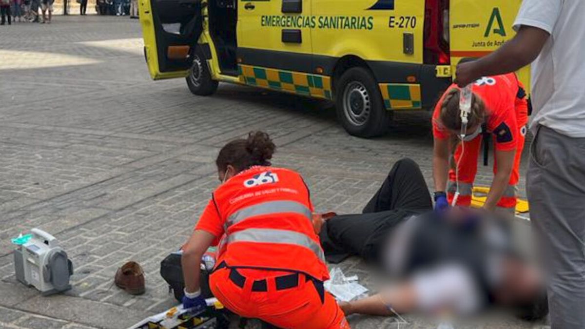 Herido grave un cochero en Sevilla tras perder el control de uno de sus caballos del carruaje