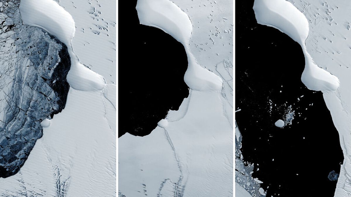 ¿Nueva isla en la Antártida? La pérdida de hielo deja entrever un territorio desconocido