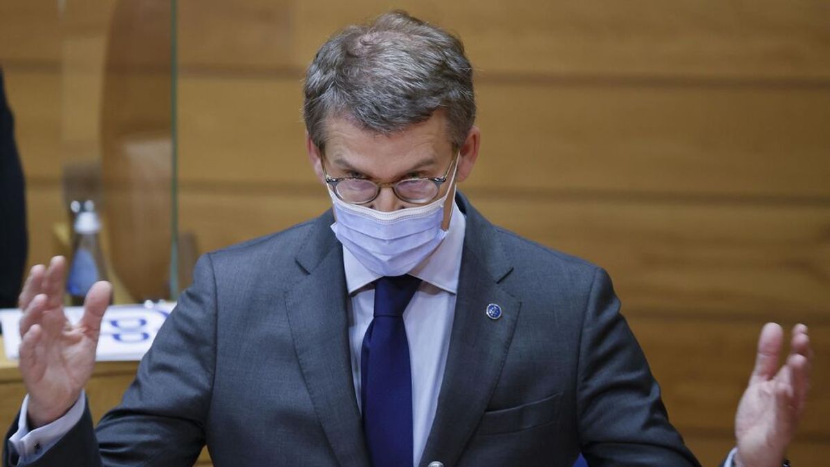 Feijóo interviene en el Parlamento de Galicia Feijóo interviene en el Parlamento de Galicia