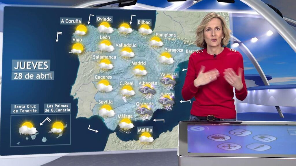 Una borrasca causará más lluvias y frío el jueves: el tiempo en España para el 28 de abril